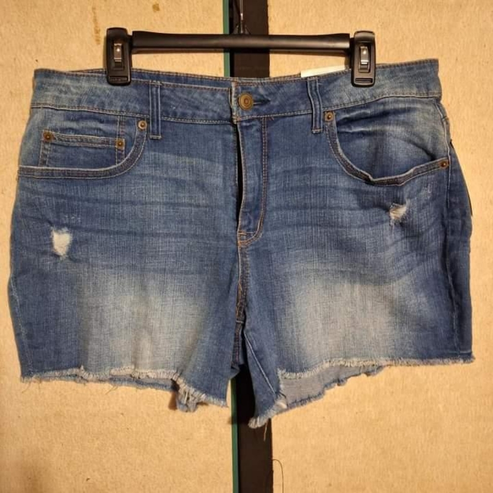 Time n Tru'  blue jean shorts, medium.